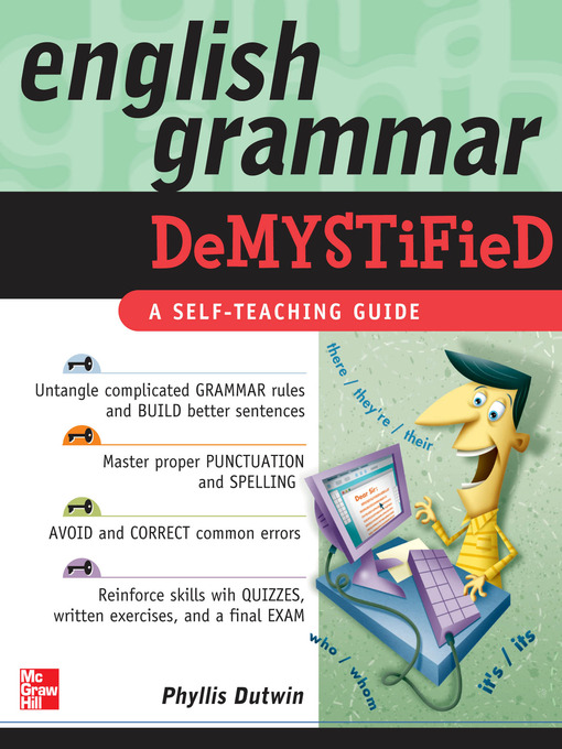 Title details for English Grammar Demystified by Phyllis Dutwin - Wait list